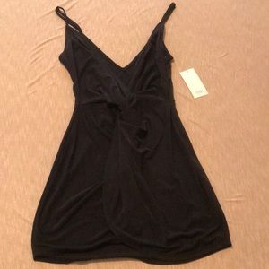 Black mini dress